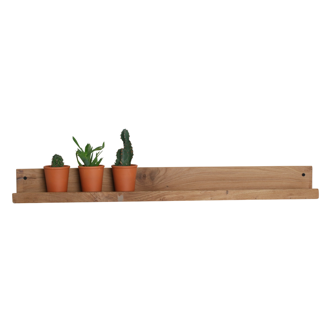 Elements teakhouten wandplank 75 cm