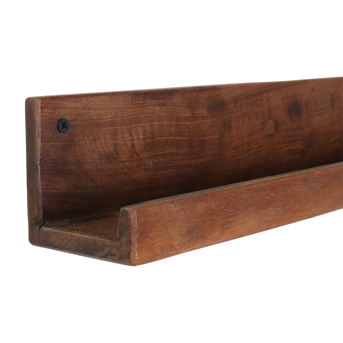 Factory wandplank bruin FSC-gerecycled hout 75 cm
