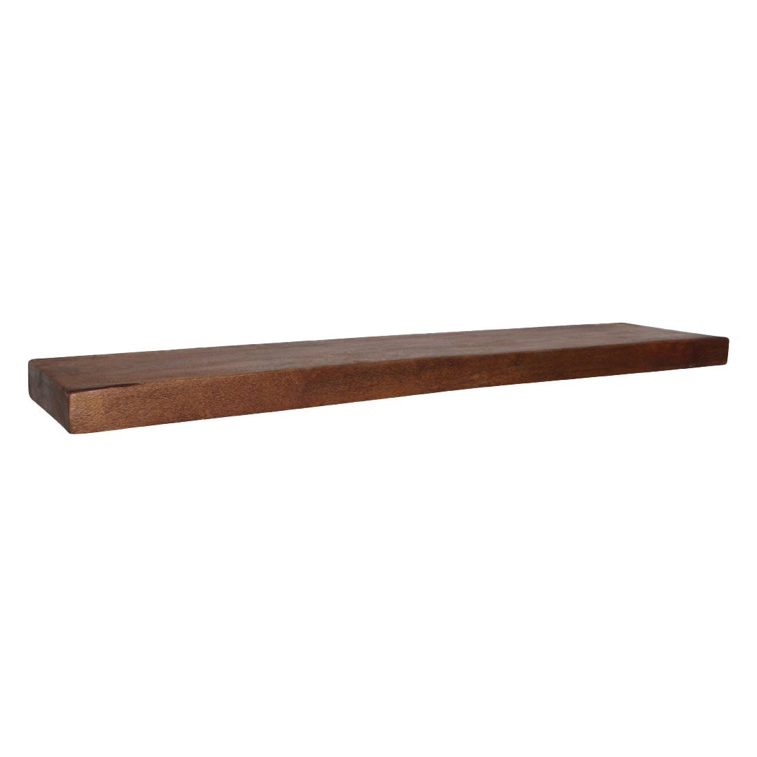 Factory zwevende wandplank bruin FSC-gerecycled hout 80 cm