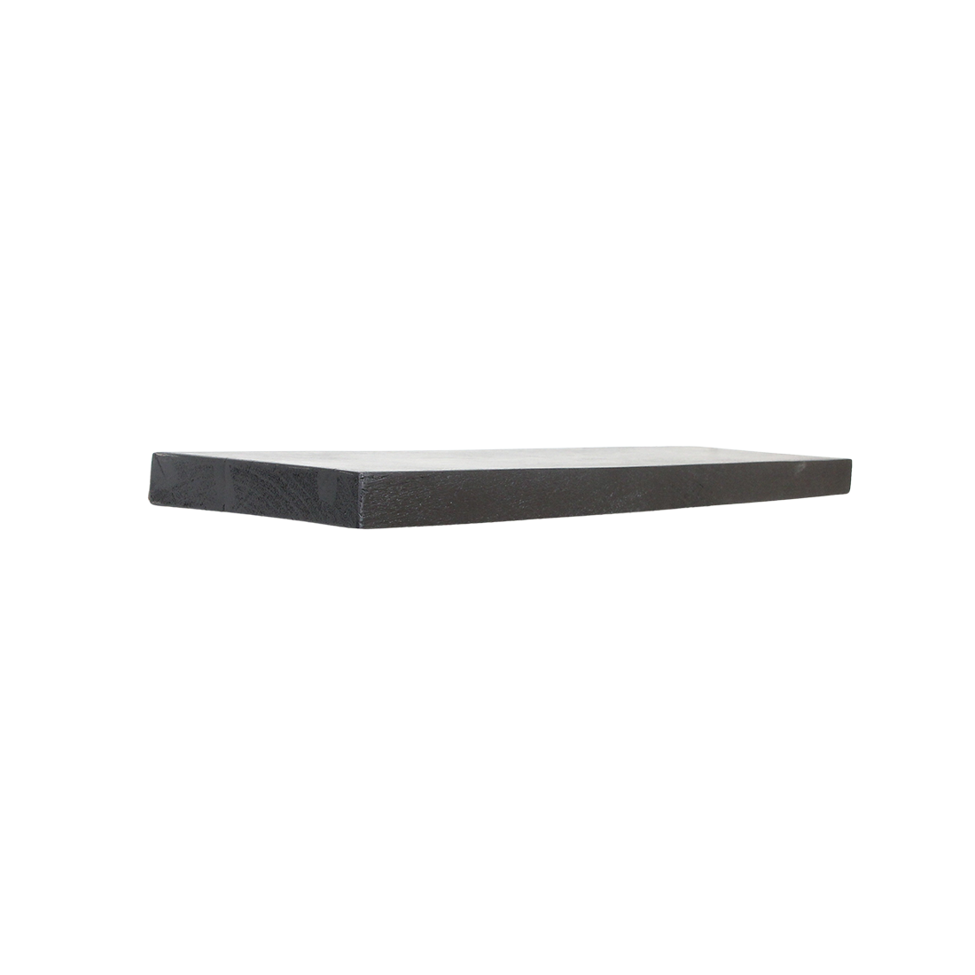 Factory zwevende wandplank zwart FSC-gerecycled hout 80 cm
