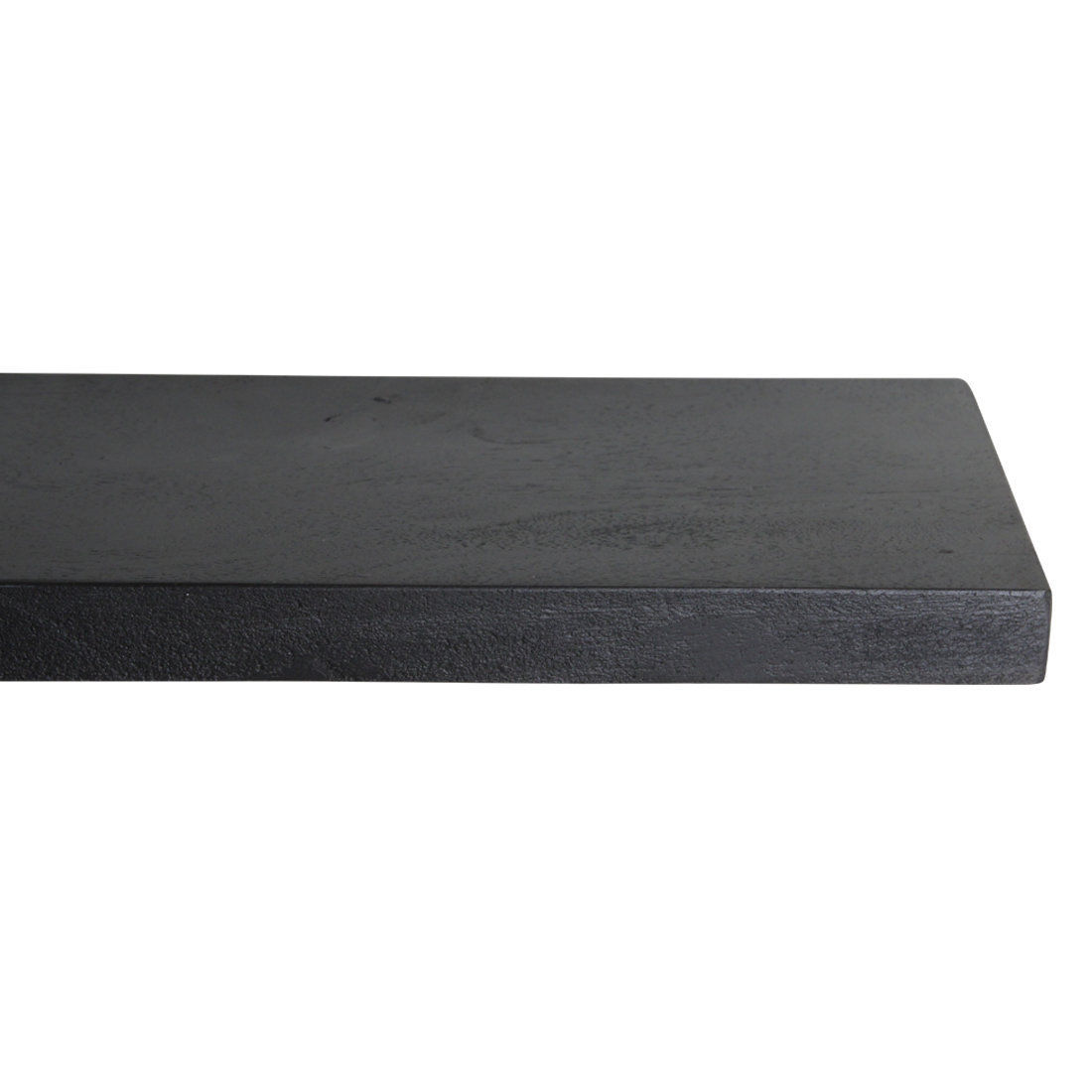 Factory zwevende wandplank zwart FSC-gerecycled hout 80 cm