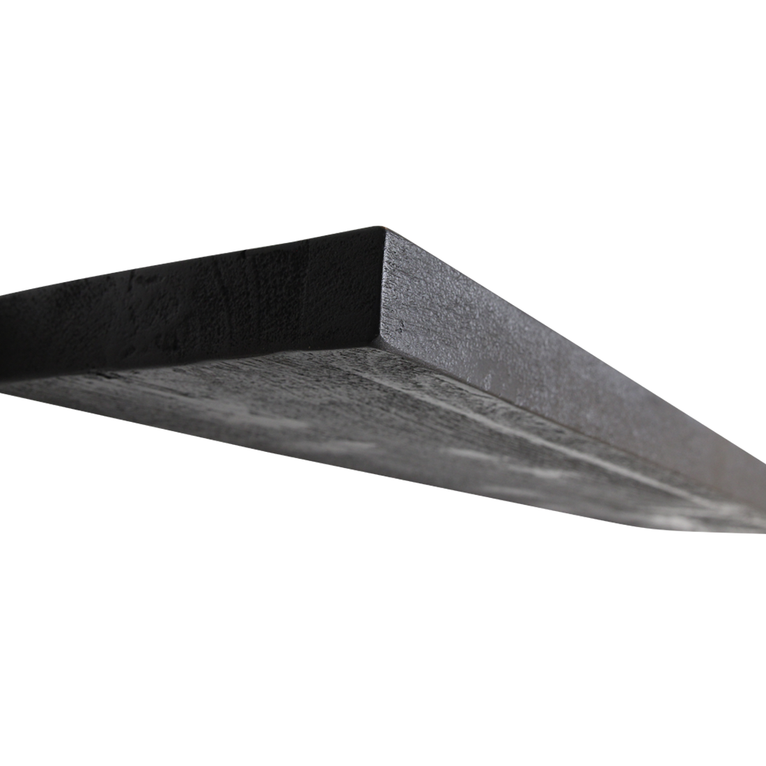 Factory zwevende wandplank zwart FSC-gerecycled hout 80 cm