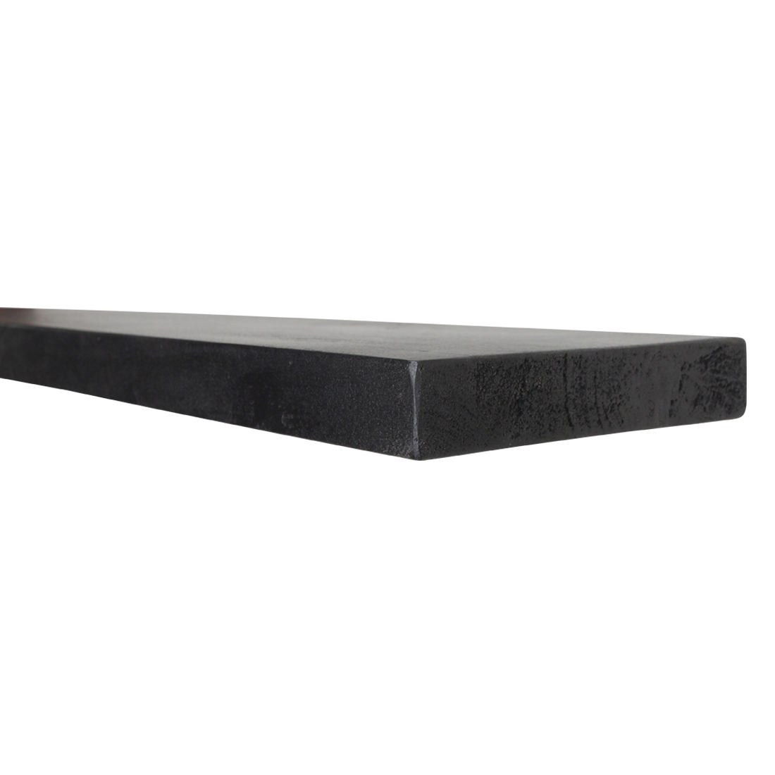 Factory zwevende wandplank zwart FSC-gerecycled hout 80 cm