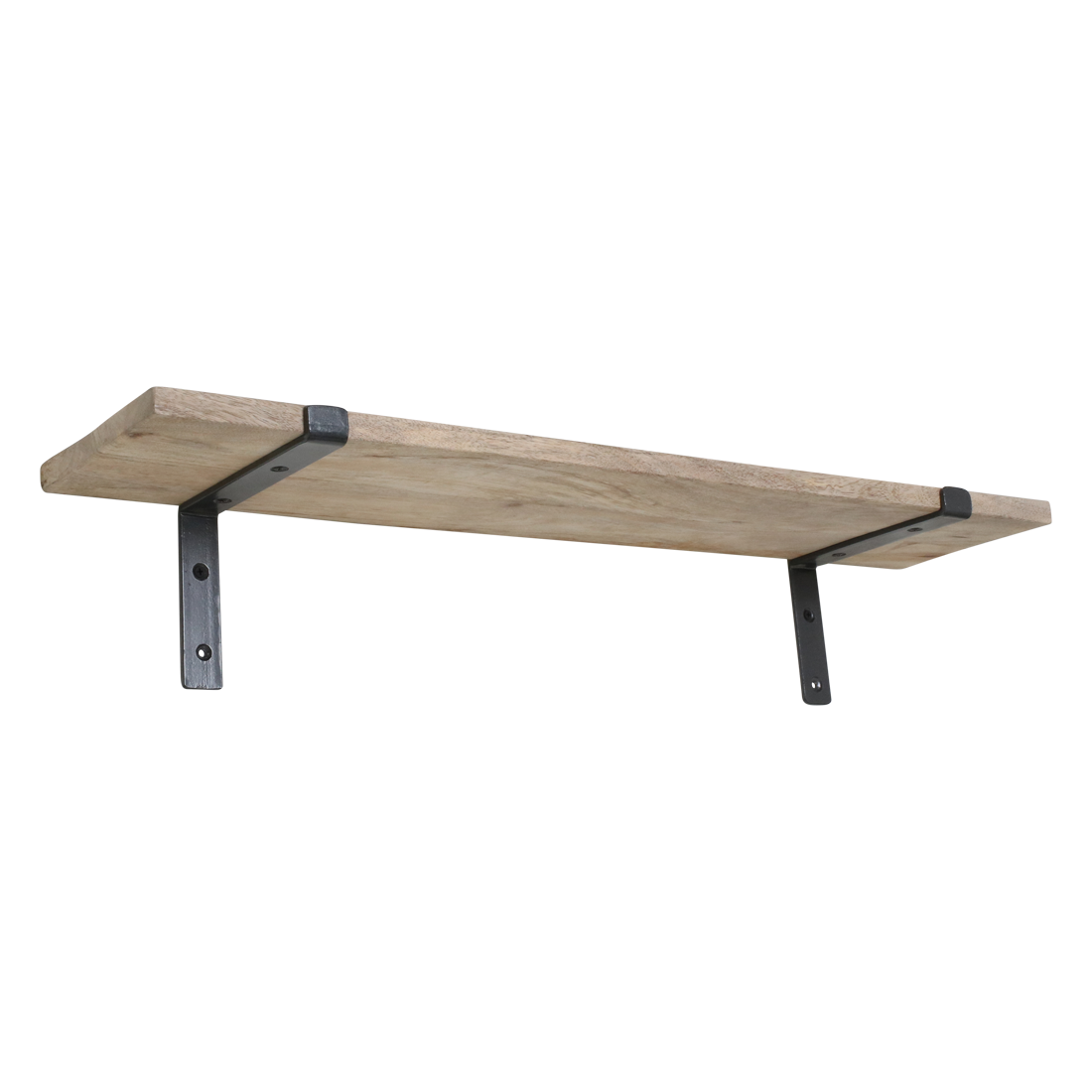 Mangohouten wandplank naturel 80 cm