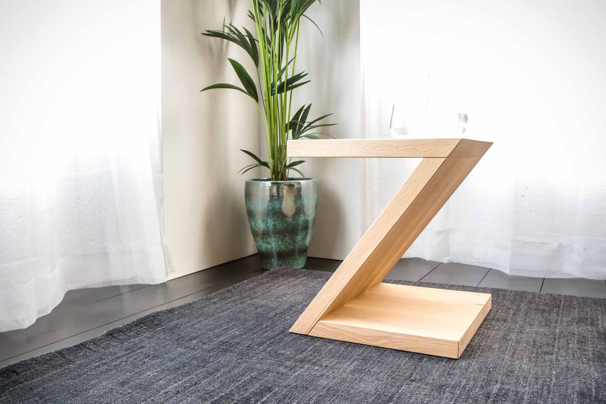 Madrid bijzettafel massief hout 40x40 cm