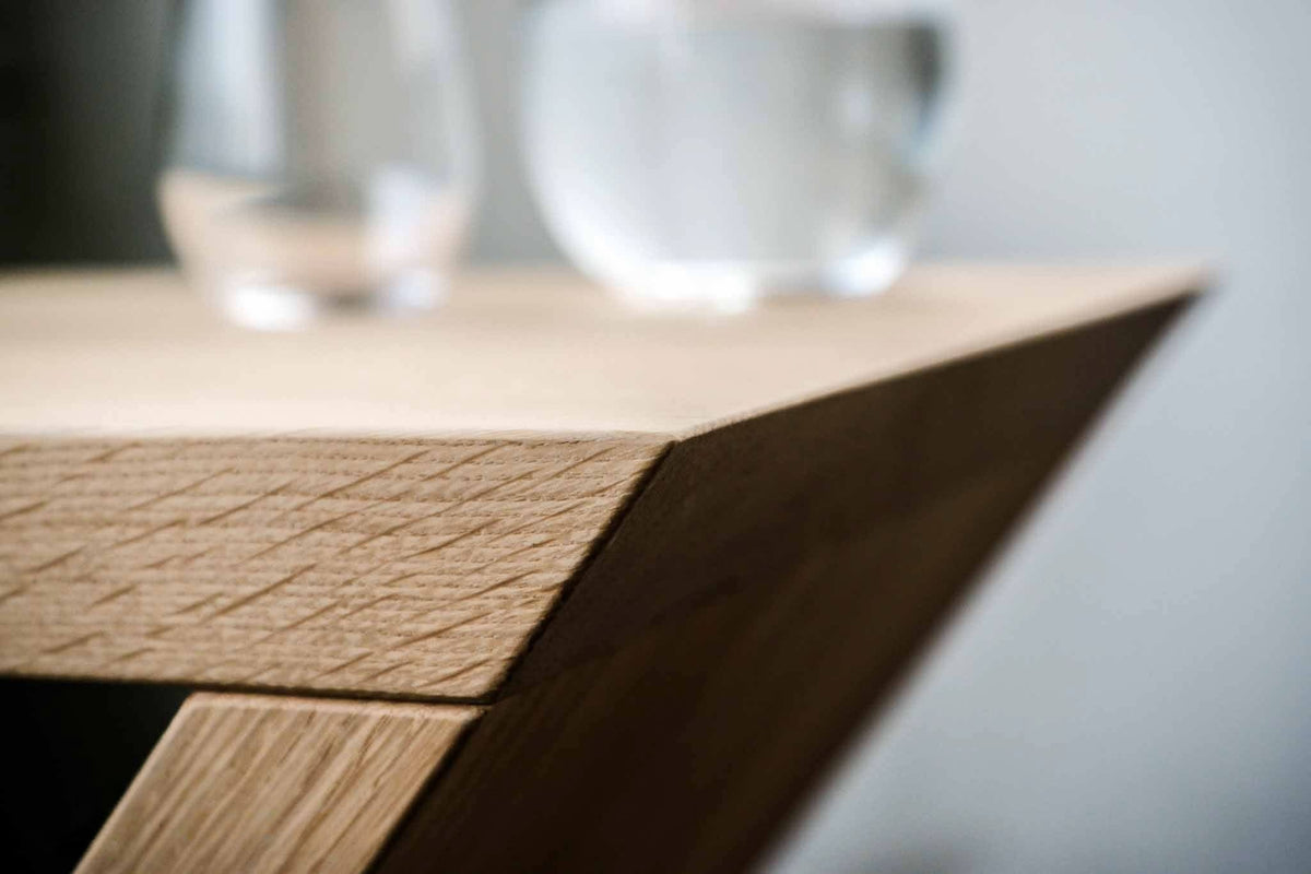 Madrid bijzettafel massief hout 40x40 cm