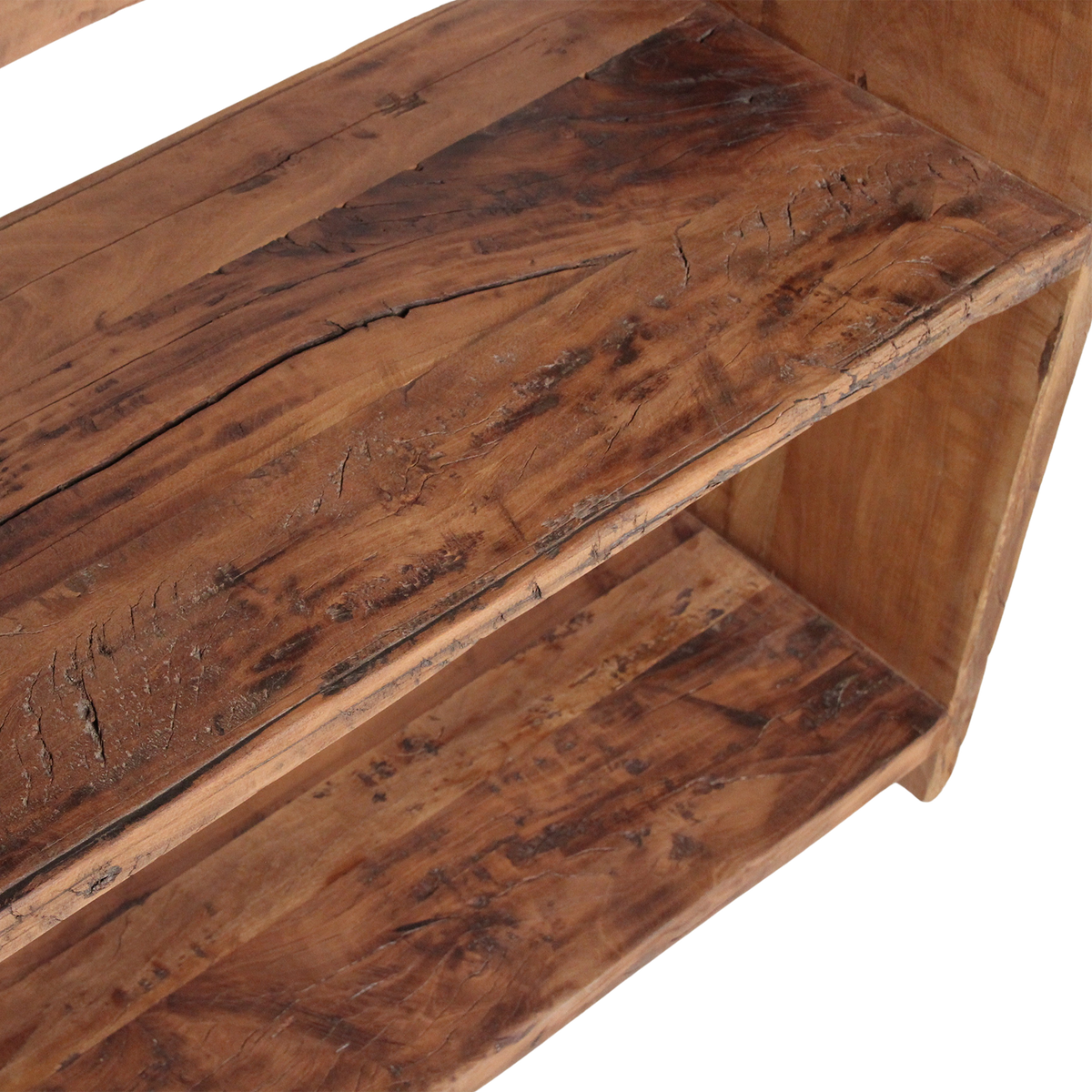 Farmwood open kast FSC-gerecycled hout 100x37x180 cm