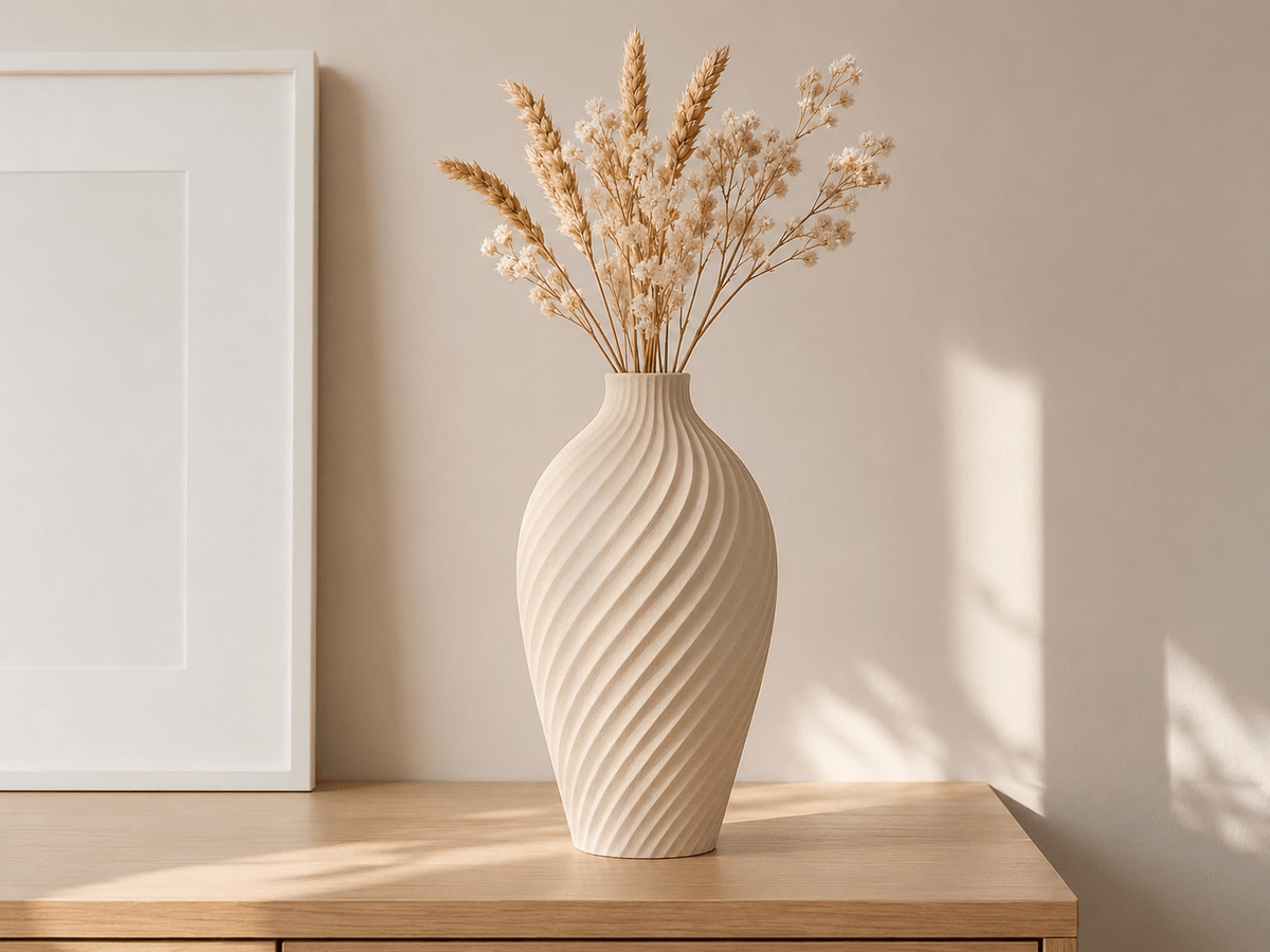 Kalma vaas spiraaldesign 18-25 cm