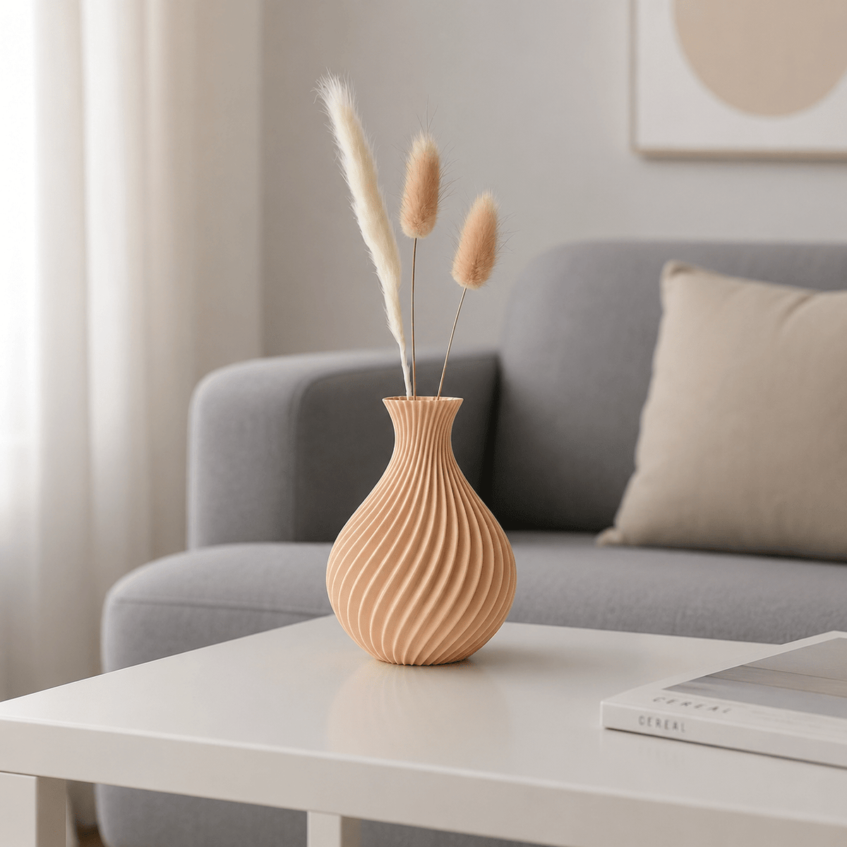 Suzanna vaas golvende vorm 18-25 cm