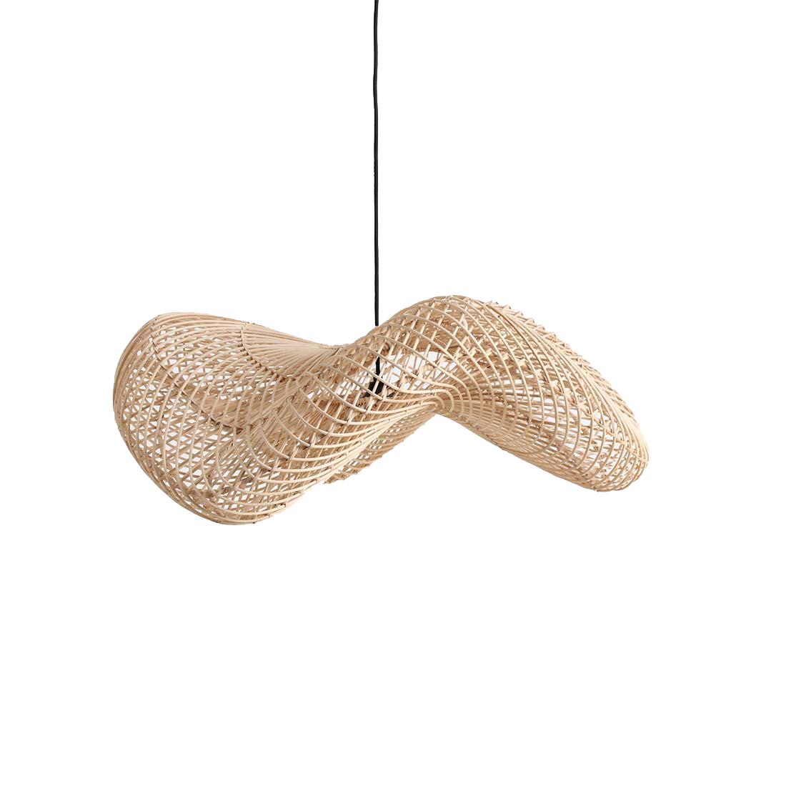 Wave rotan hanglamp naturel Ø71-115 cm