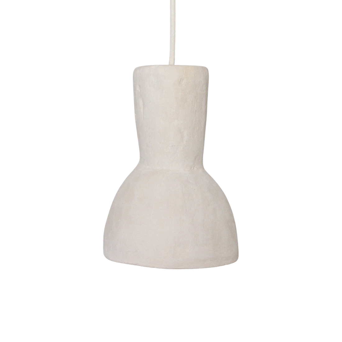 Chalk Moro hanglamp papier-maché 15x21,5 cm