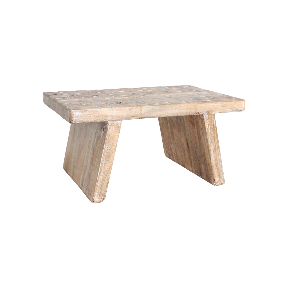 Mangohouten bijzettafel 40x25x20 cm