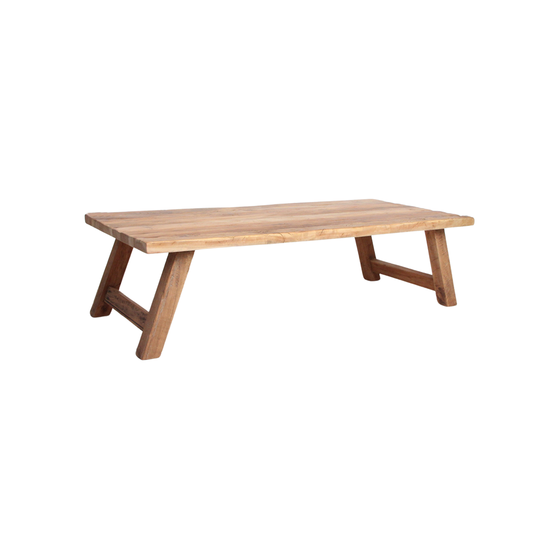 Farmwood rechthoekige salontafel FSC-gerecycled hout 140x65 cm