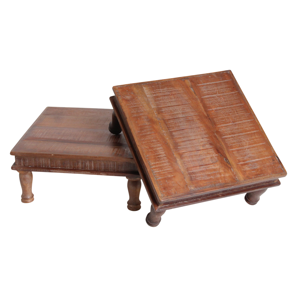 Bajot bijzettafel FSC-gerecycled hout 33x33 cm