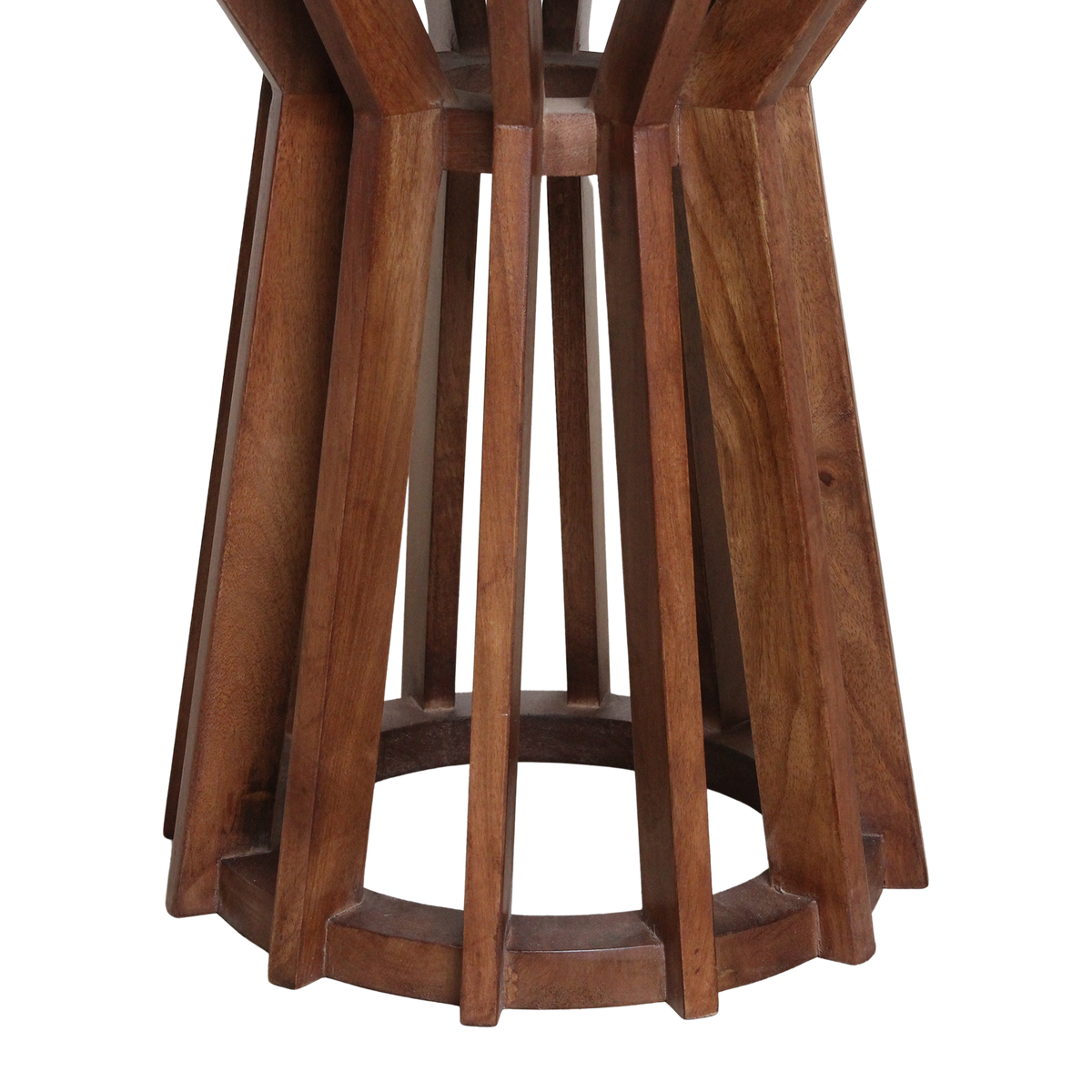 Sabah marmeren bijzettafel zwart Ø40 cm