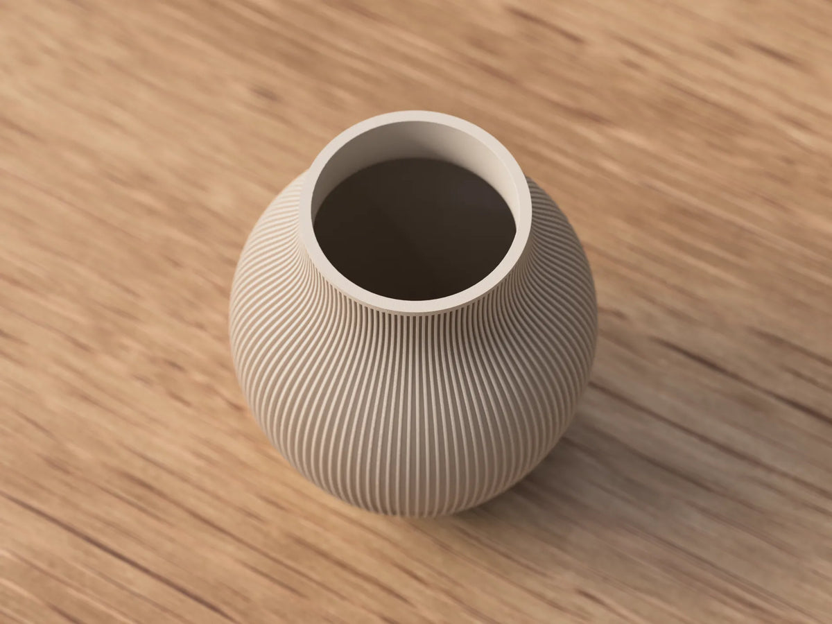 Tayo vaas met horizontale accenten 18 cm