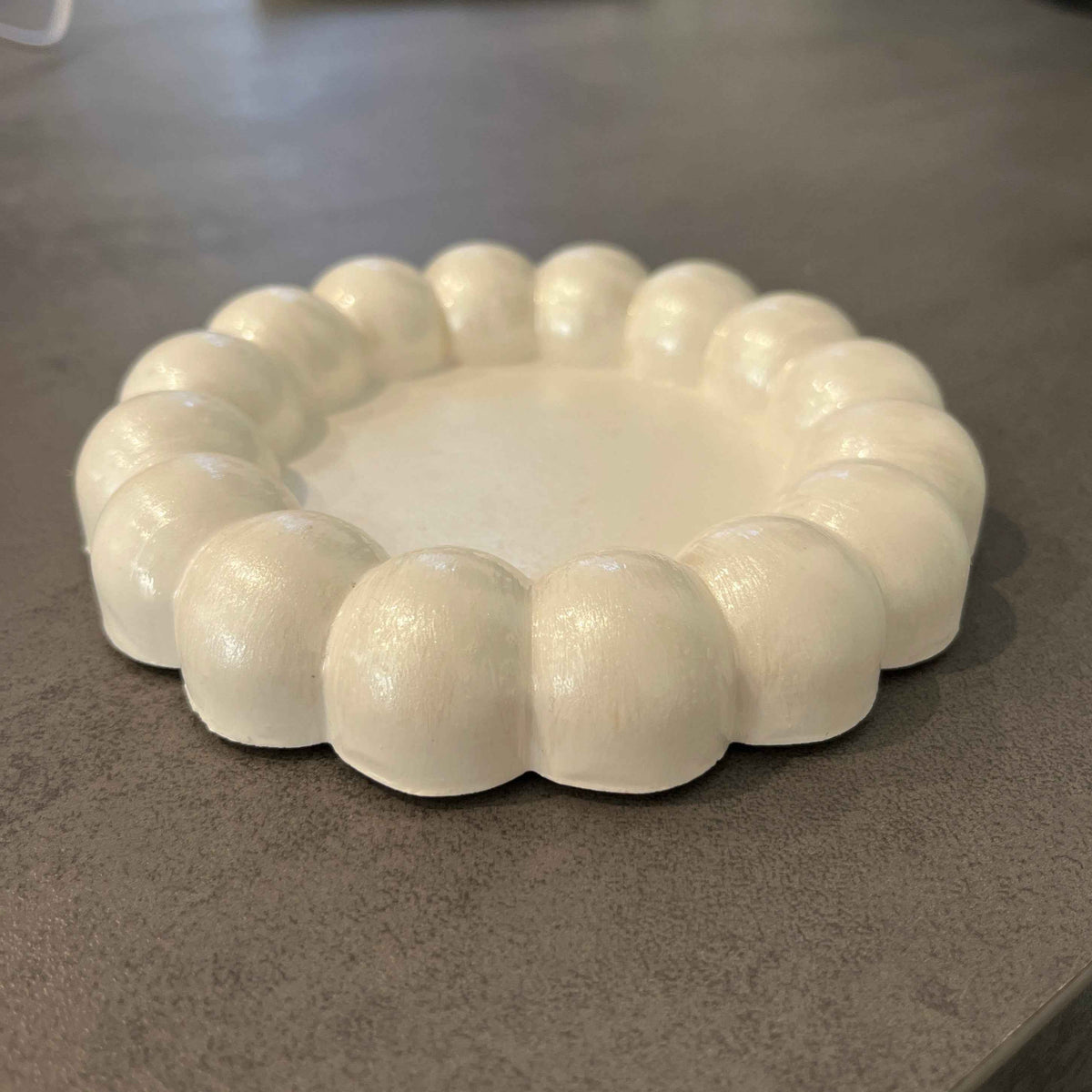 Bubble Dream handgemaakte tray met diameter van 13 cm voor een kaars of fijne sieraden