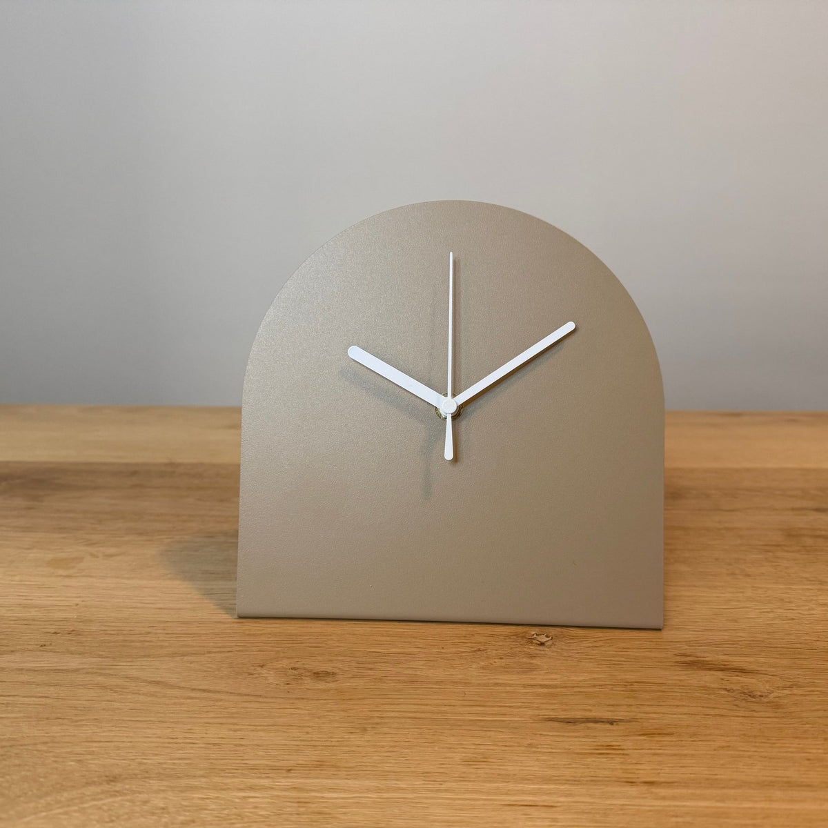 Burgl stalen tafelklok 20x19,4 cm