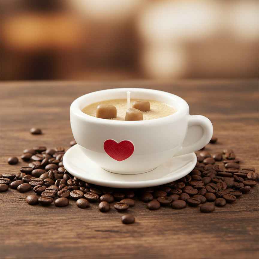 Coffee Vanilla – Handgemaakte Geurkaars