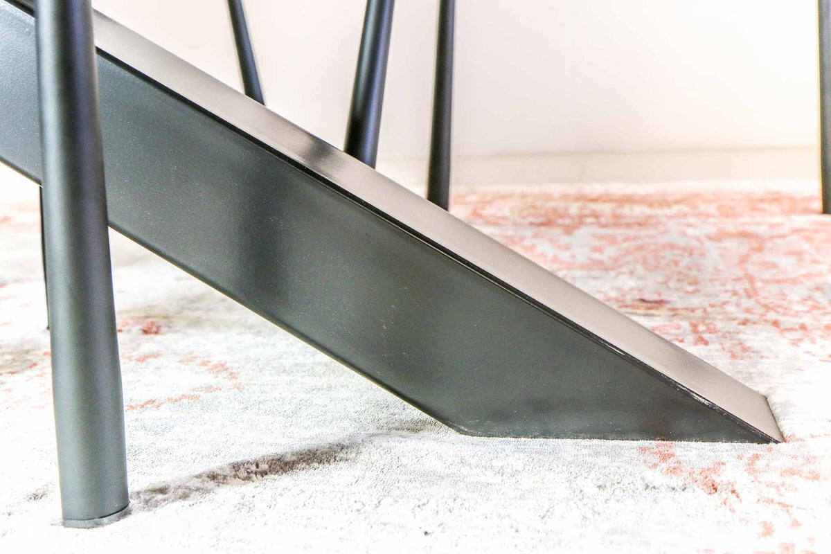 Giovane eettafel eiken matrixpoot 160-260 cm