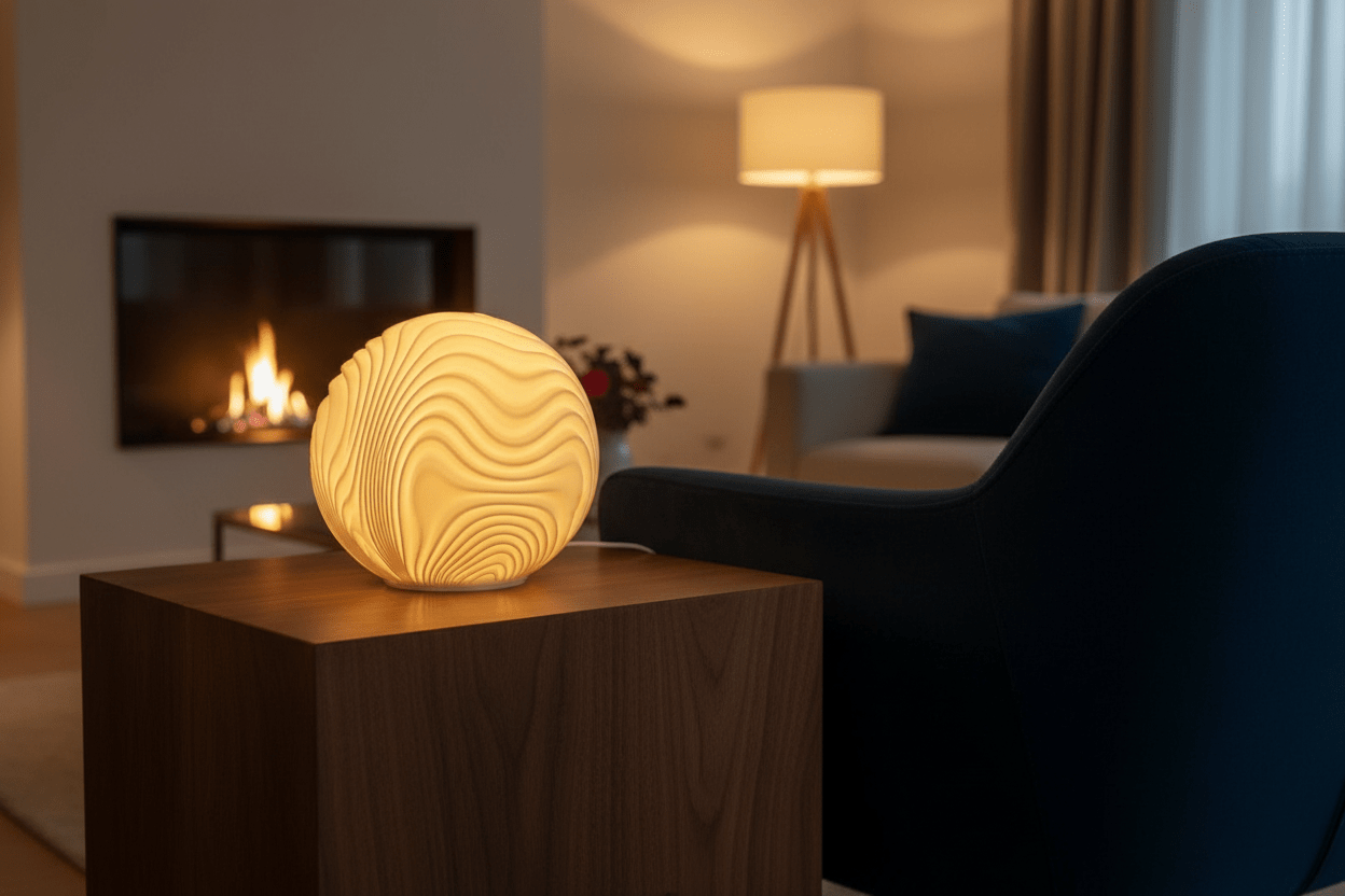 O3 Dune Sculpted Lamp
