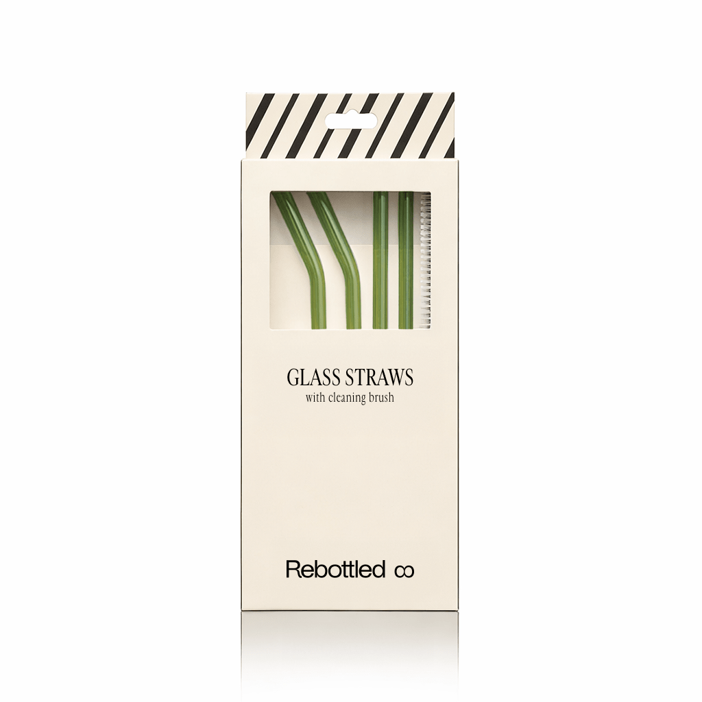 Glass Straws 4-pack