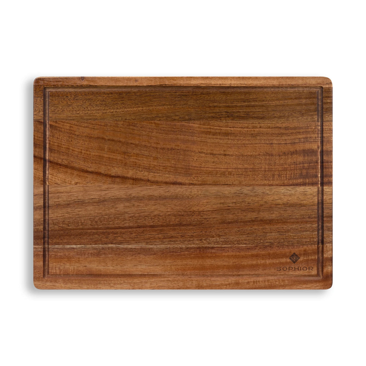 Acacia langshouten snij- en serveerplank 42x30 cm