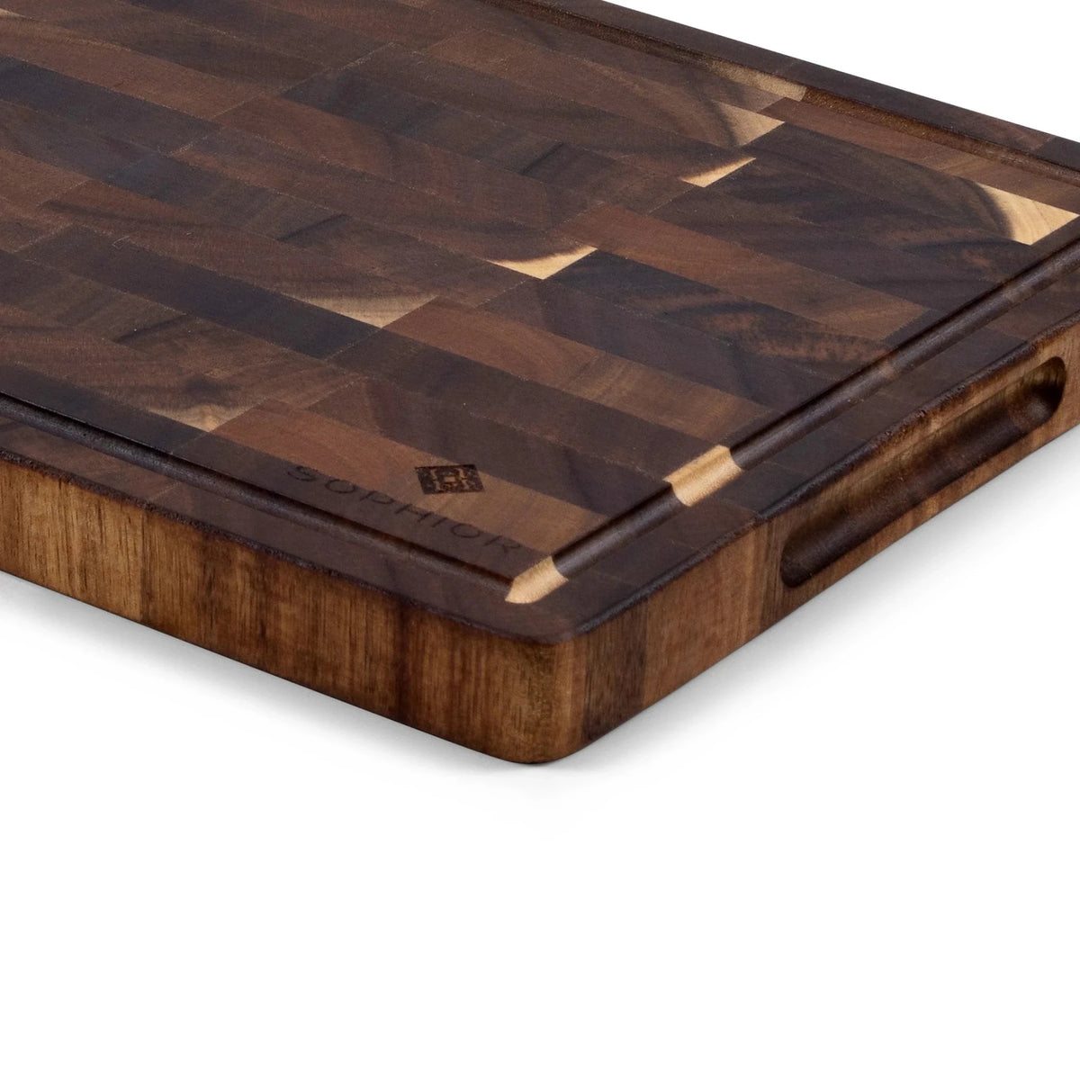 Acacia kopshouten snij- en serveerplank 35x25 cm