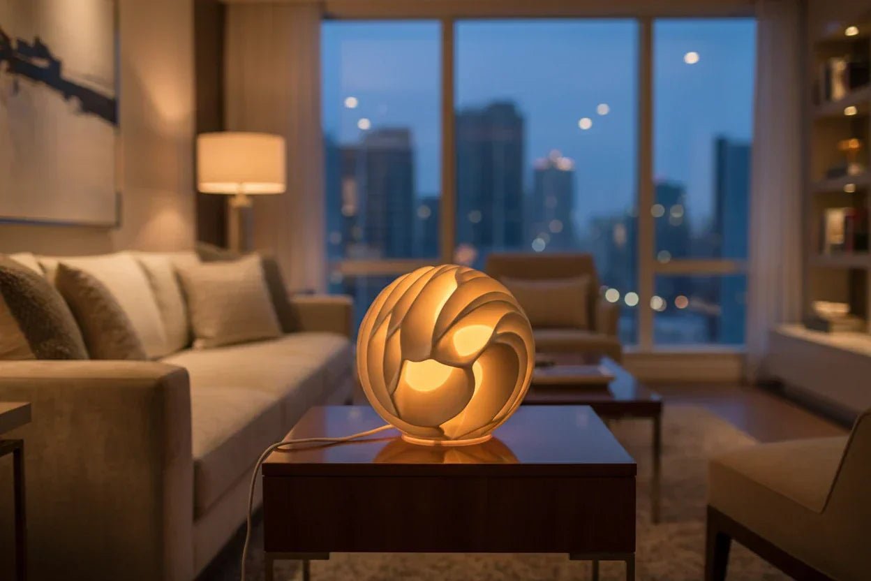 O6 Lava Sculpted Lamp
