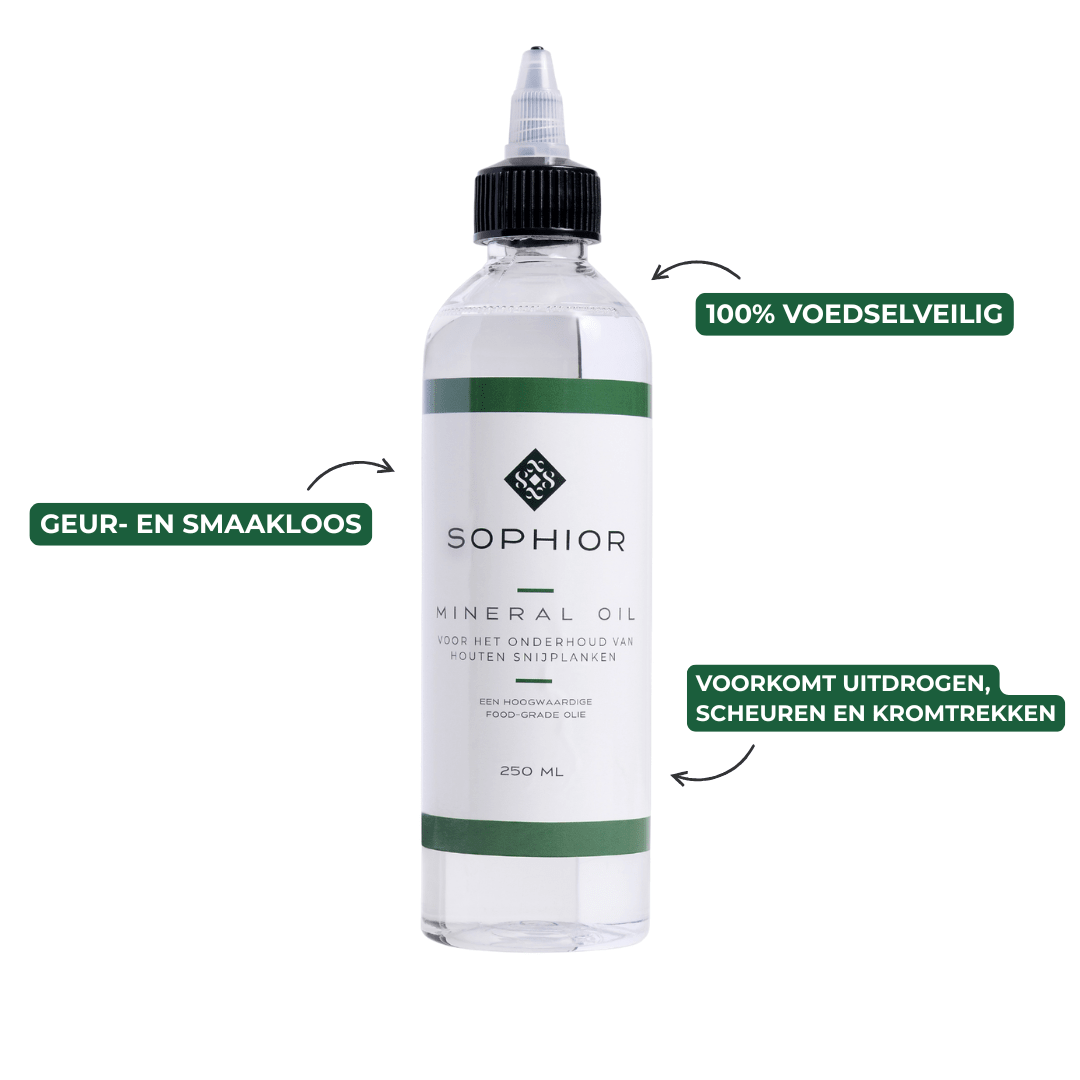 Minerale olie voor houten snijplanken 250 ml