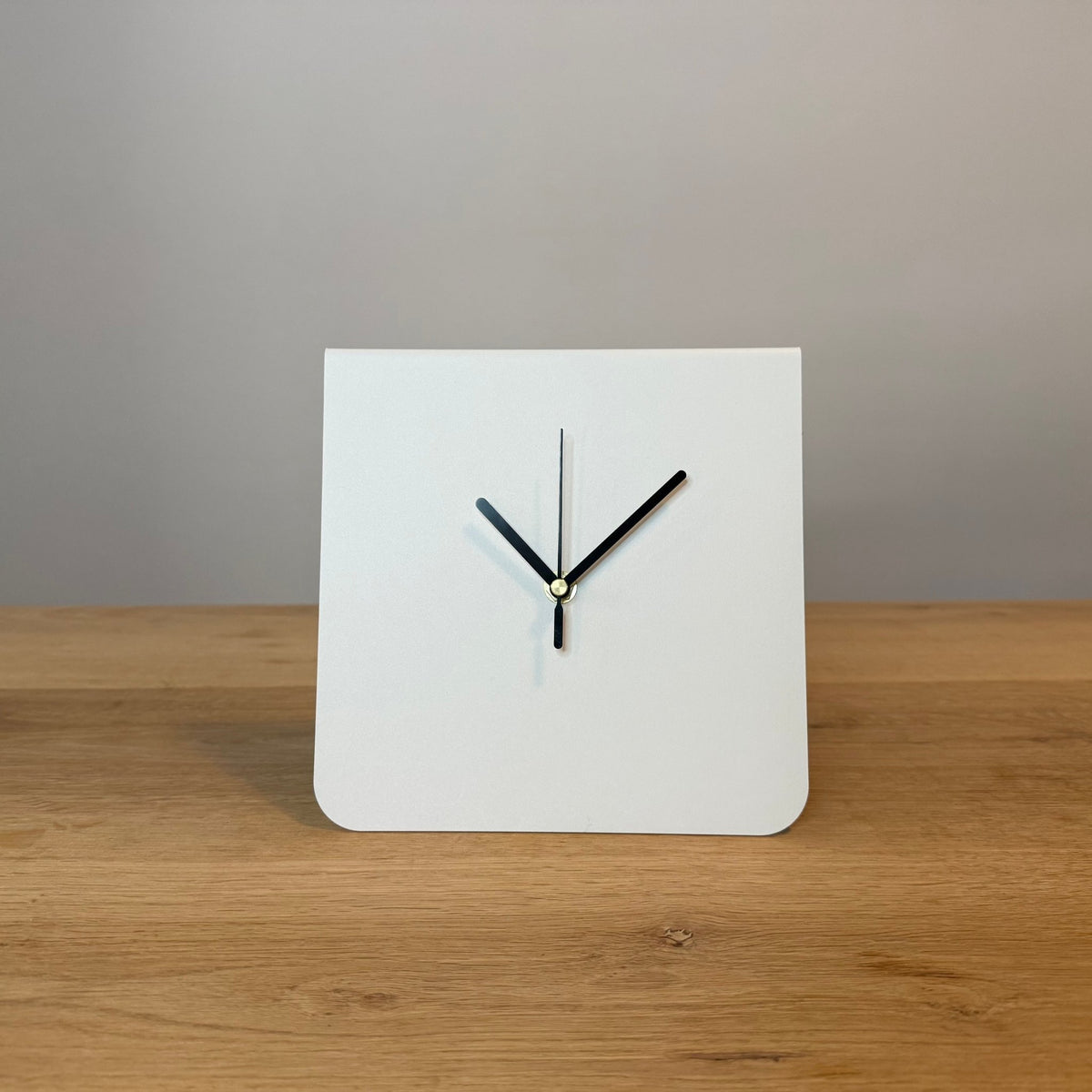 Ross stalen tafelklok 20x19,4 cm