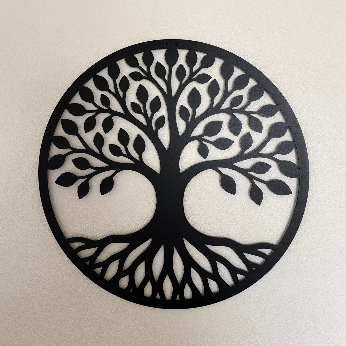Tree of Life stalen wanddecoratie Ø45 cm