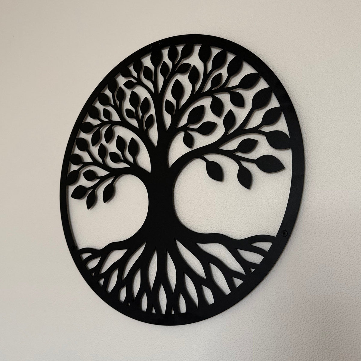 Tree of Life stalen wanddecoratie Ø45 cm