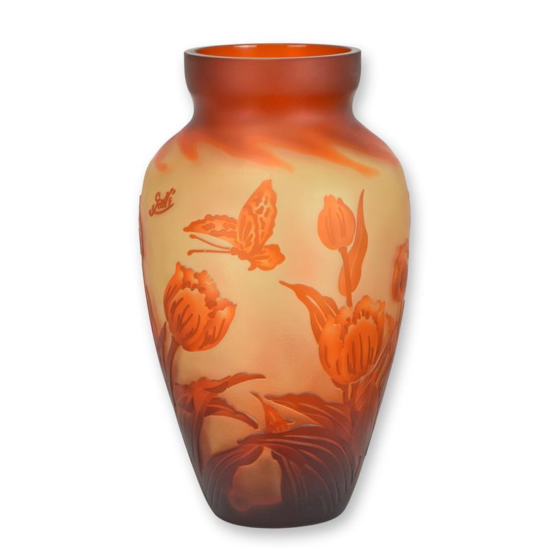 Vaas Tulip oranje