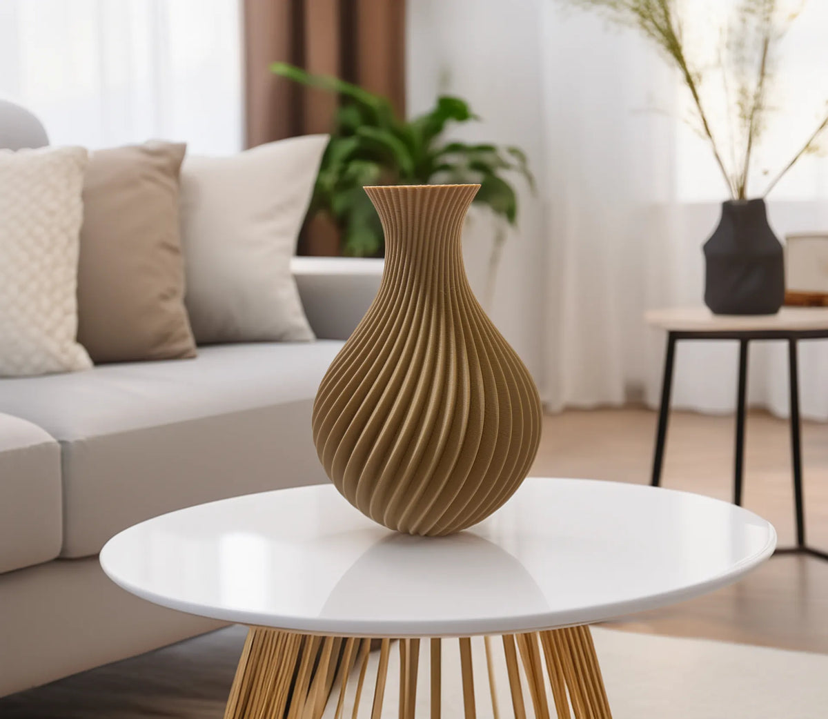 Suzanna vaas golvende vorm 18-25 cm