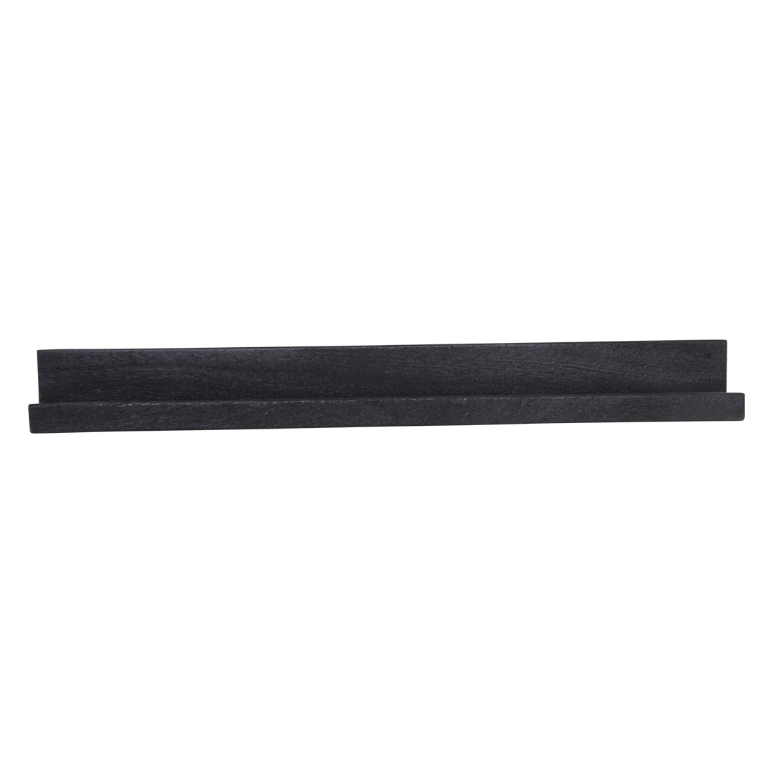 Factory wandplank zwart FSC-gerecycled hout 75 cm