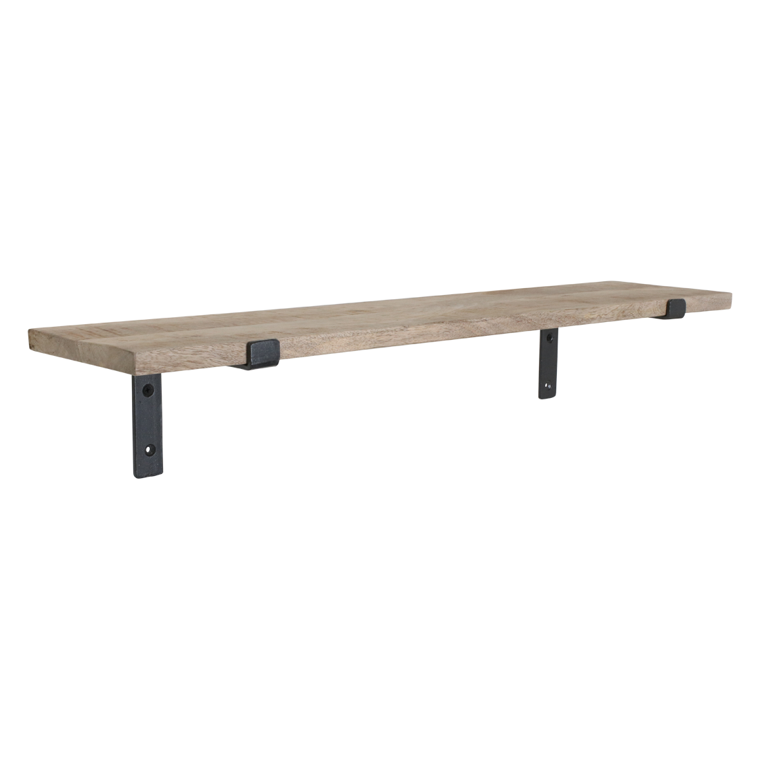 Mangohouten wandplank naturel 80 cm
