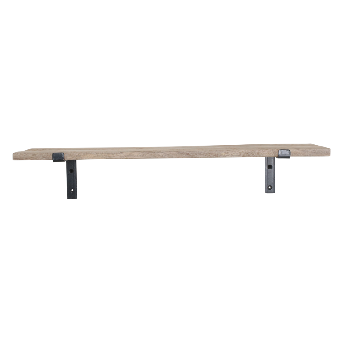 Mangohouten wandplank naturel 80 cm