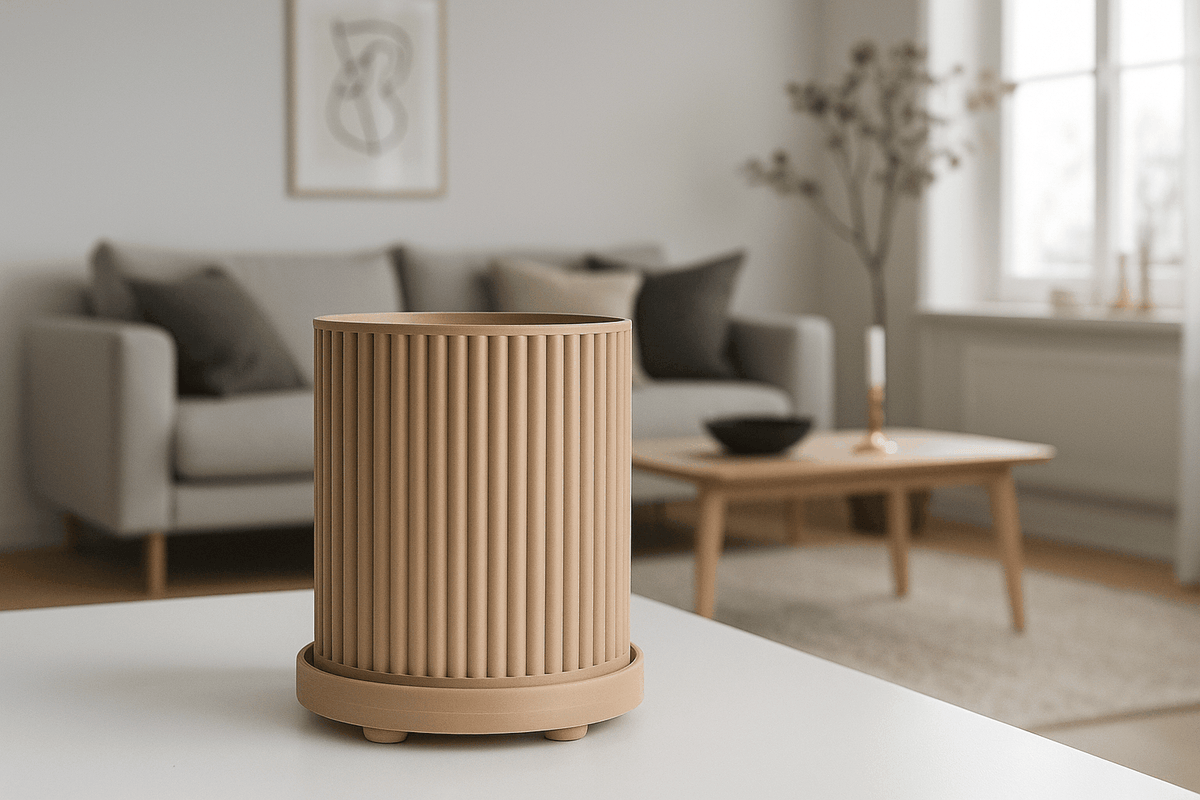 Arcadia plantenpot binnen geribbeld klein tot groot