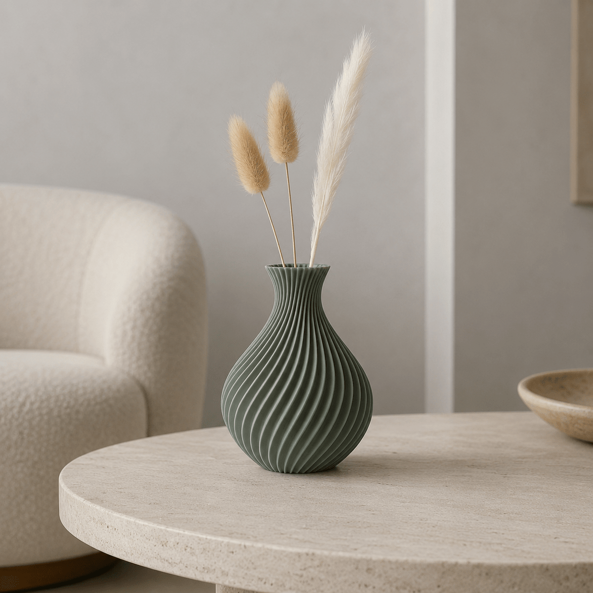 Suzanna vaas golvende vorm 18-25 cm