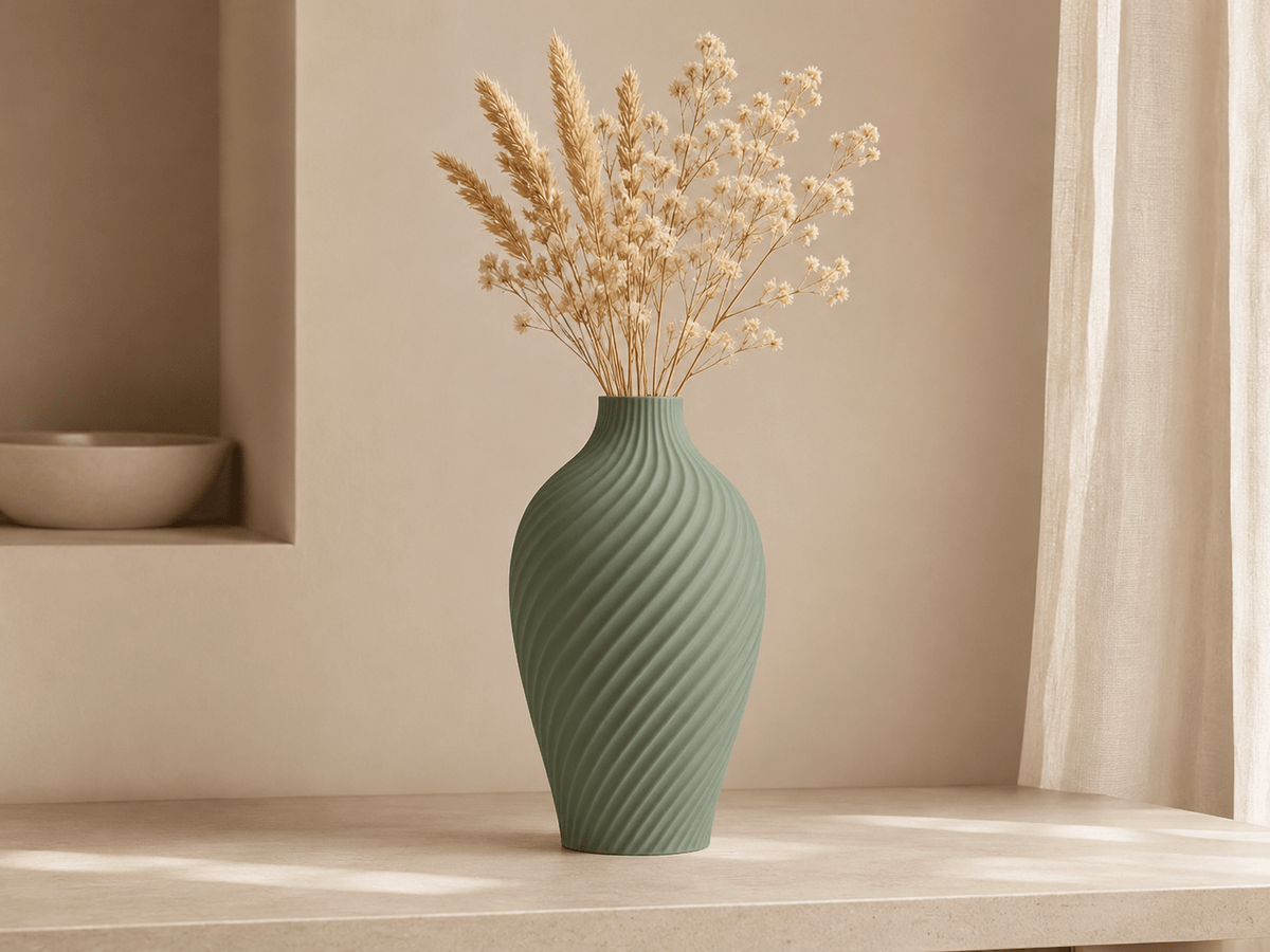 Kalma vaas spiraaldesign 18-25 cm