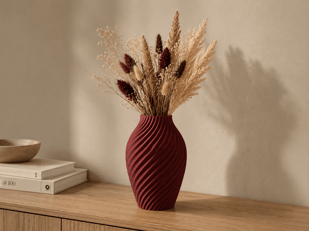 Kalma vaas spiraaldesign 18-25 cm