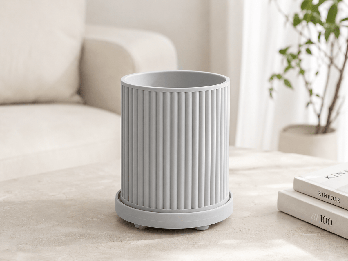 Arcadia plantenpot binnen geribbeld klein tot groot