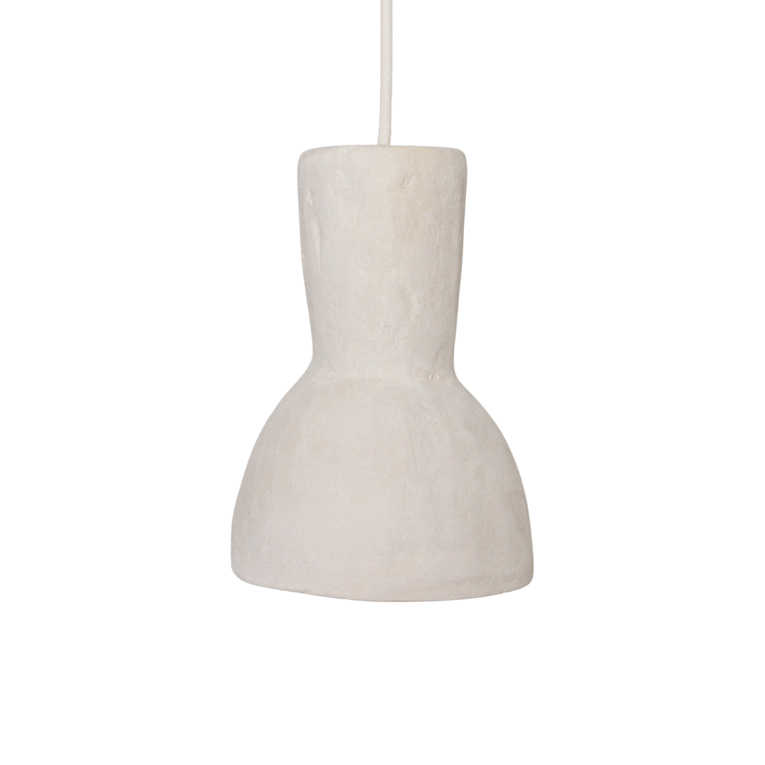 Chalk hanglamp papier-maché Kanoi en Moro 15x21 cm