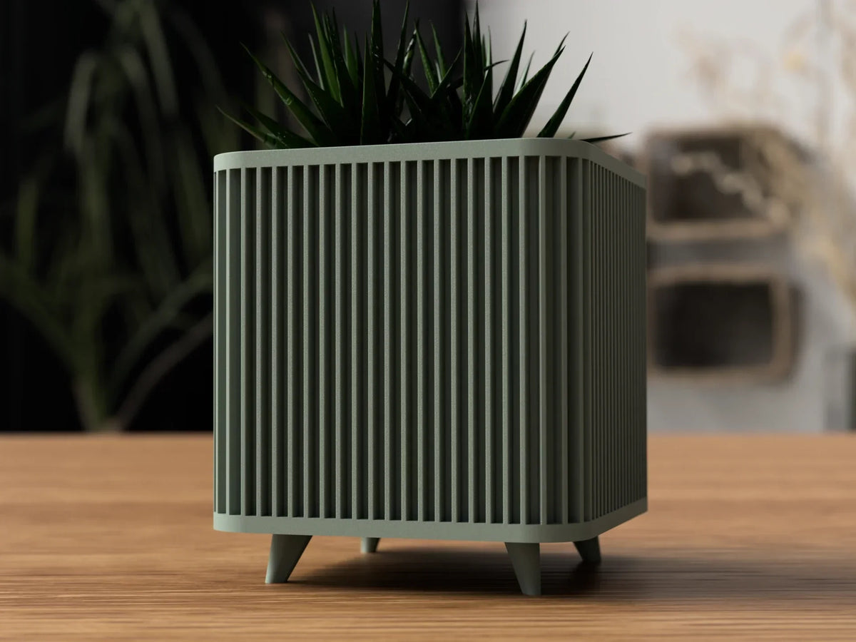 Shikaku plantenpot binnen op pootjes 15 cm
