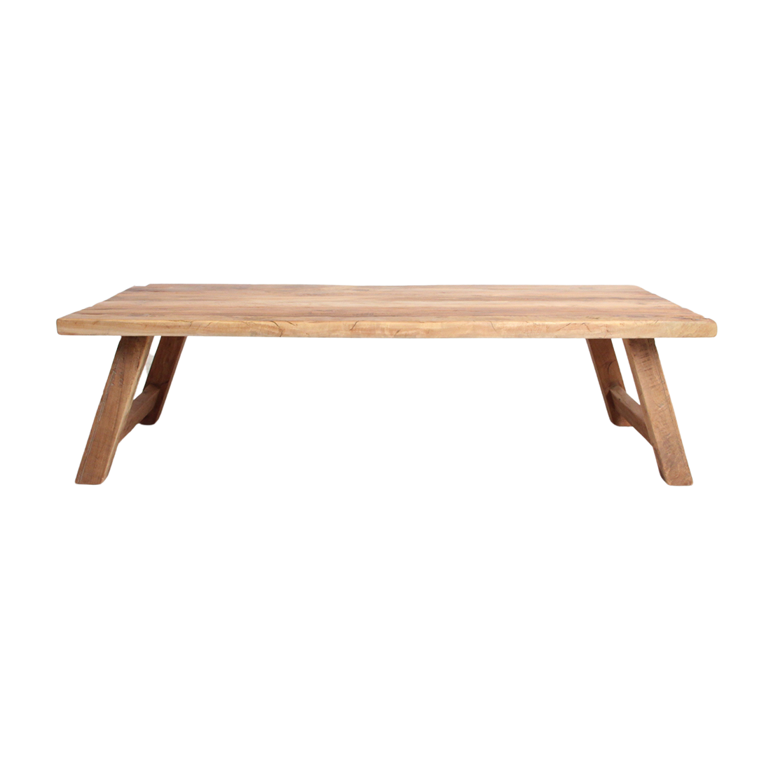 Farmwood rechthoekige salontafel FSC-gerecycled hout 140x65 cm