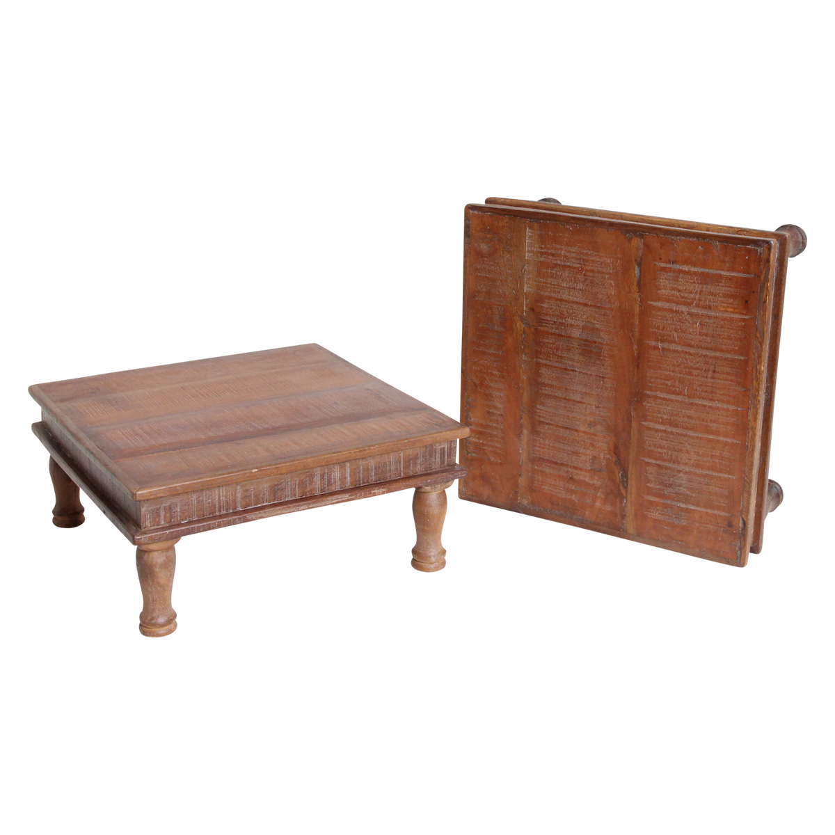 Bajot bijzettafel FSC-gerecycled hout 33x33 cm