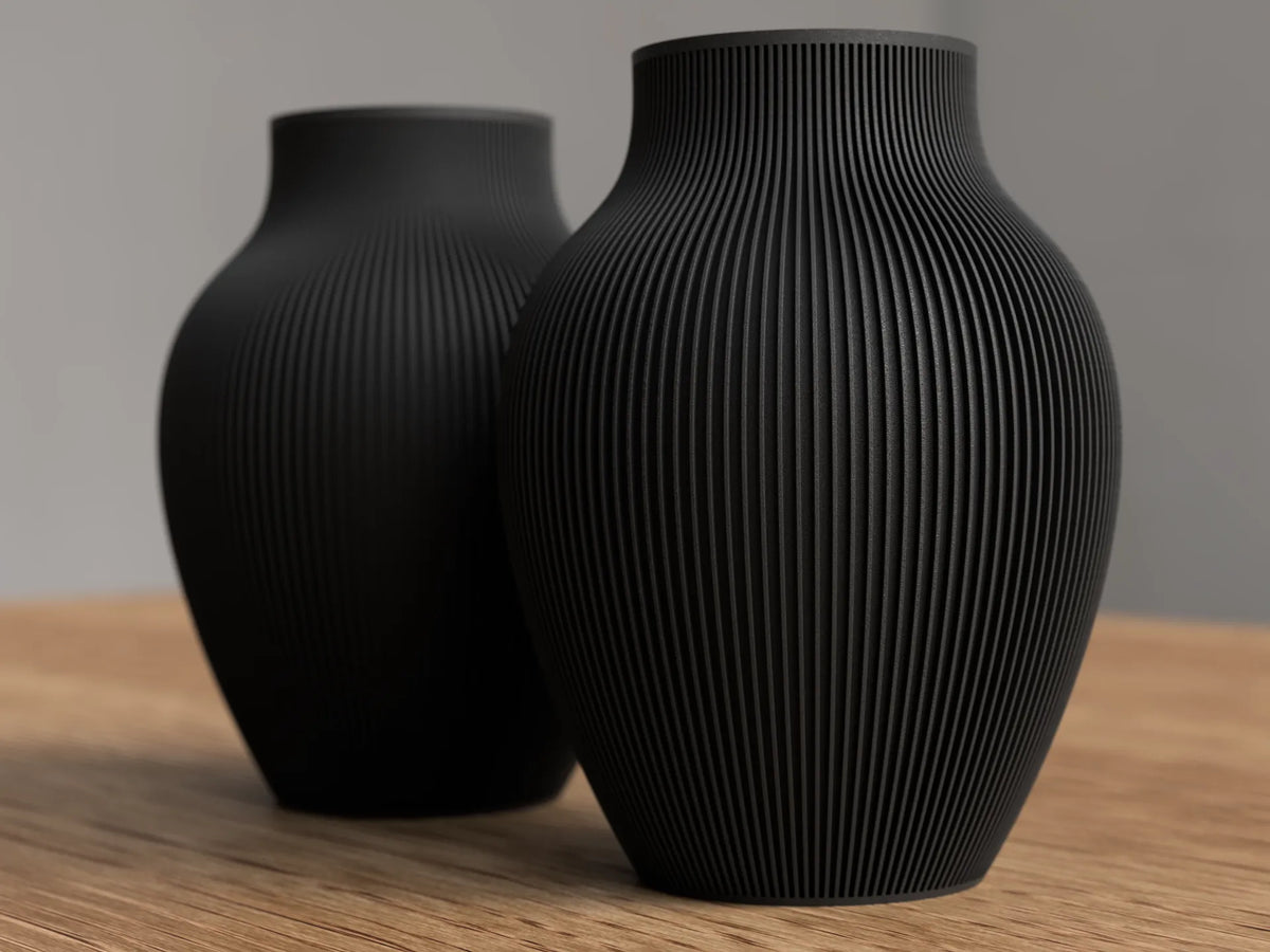 Tayo vaas met horizontale accenten 18 cm