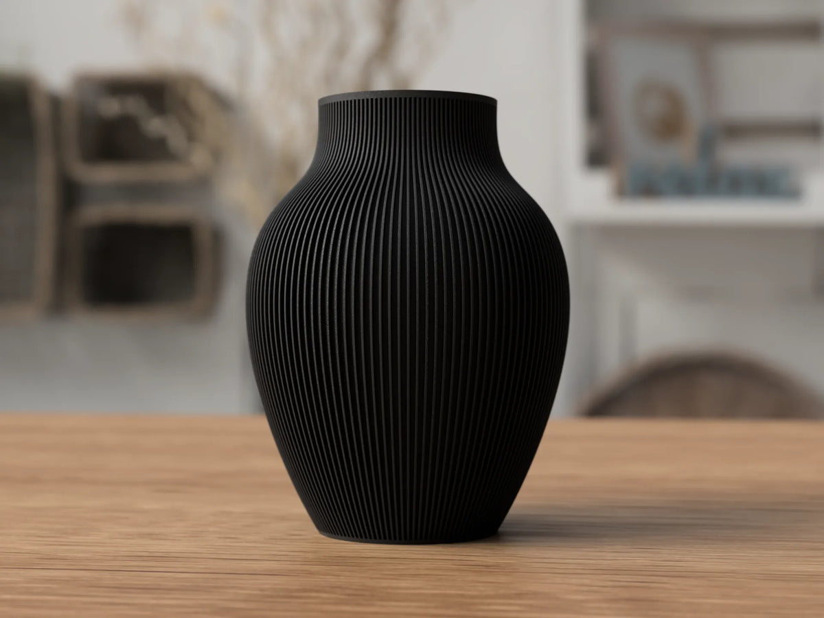 Tayo vaas met horizontale accenten 18 cm