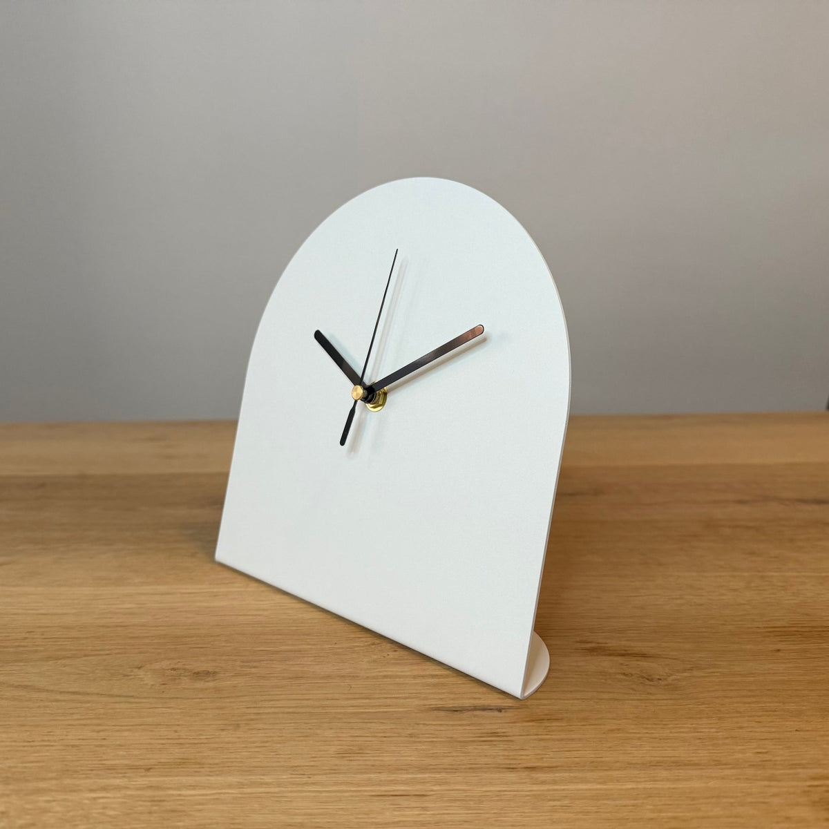 Burgl stalen tafelklok 20x19,4 cm